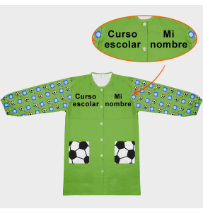 Bata sin Canesú Fútbol personalizada