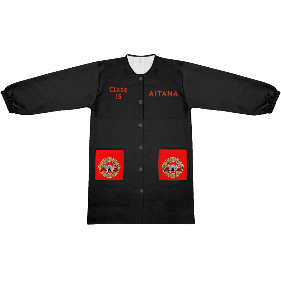 Bata sin Canesú Guns N' Roses  personalizada