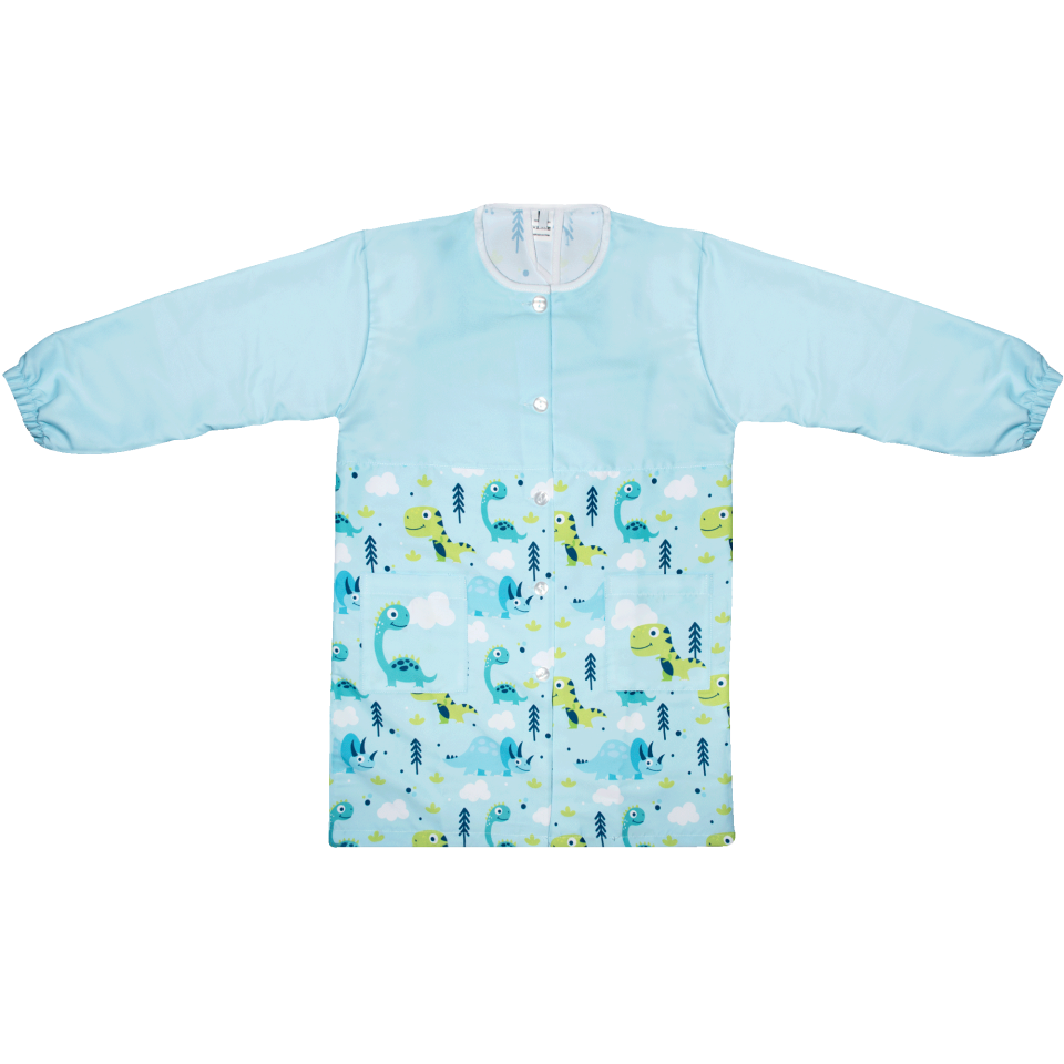 Bata con Canesú Dinosaurios personalizada