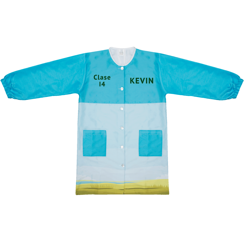 Bata con Canesú Leones Sabana personalizada