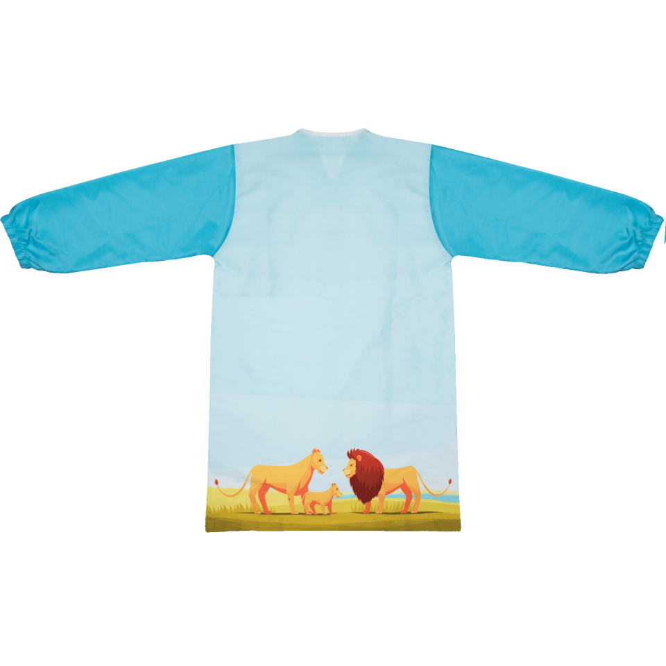 Bata con Canesú Leones Sabana personalizada