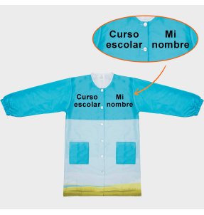 Bata con Canesú Leones Sabana personalizada