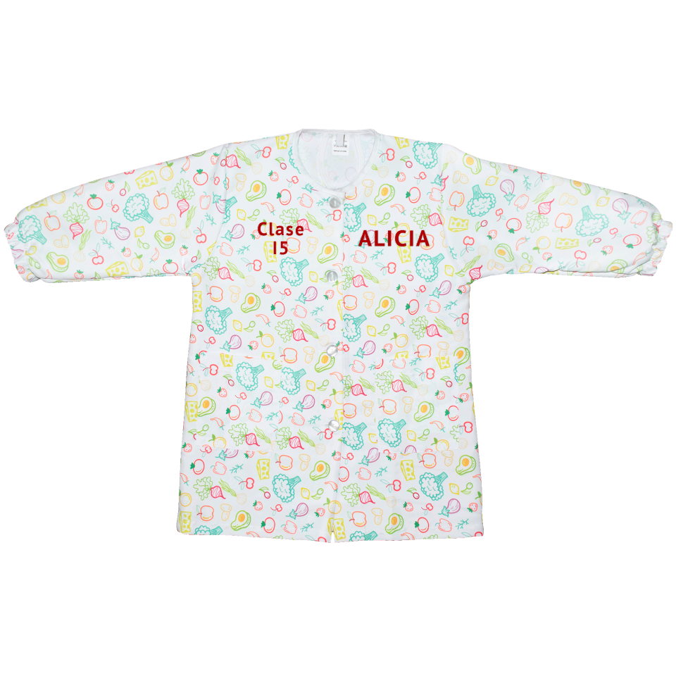 Bata sin Canesú Comida personalizada