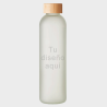 Botella de cristal 500 ml personalizada