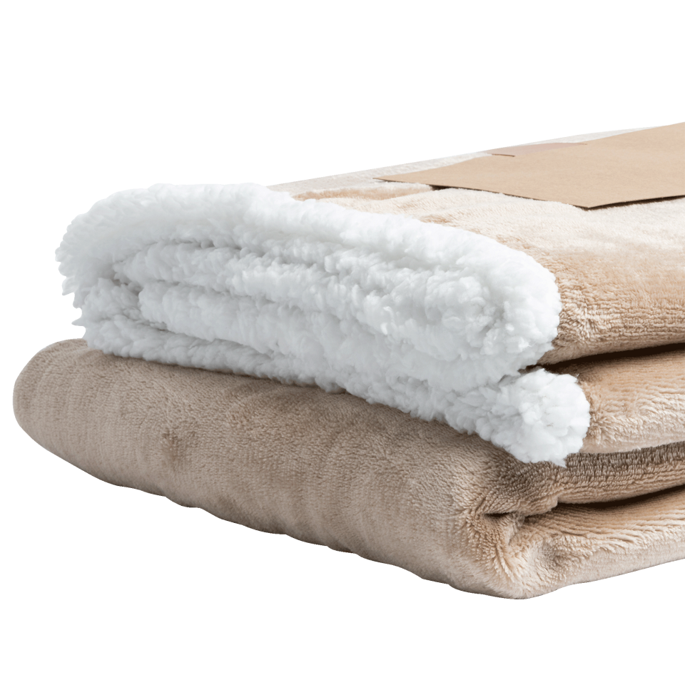 Manta con borreguillo talla XL personalizada