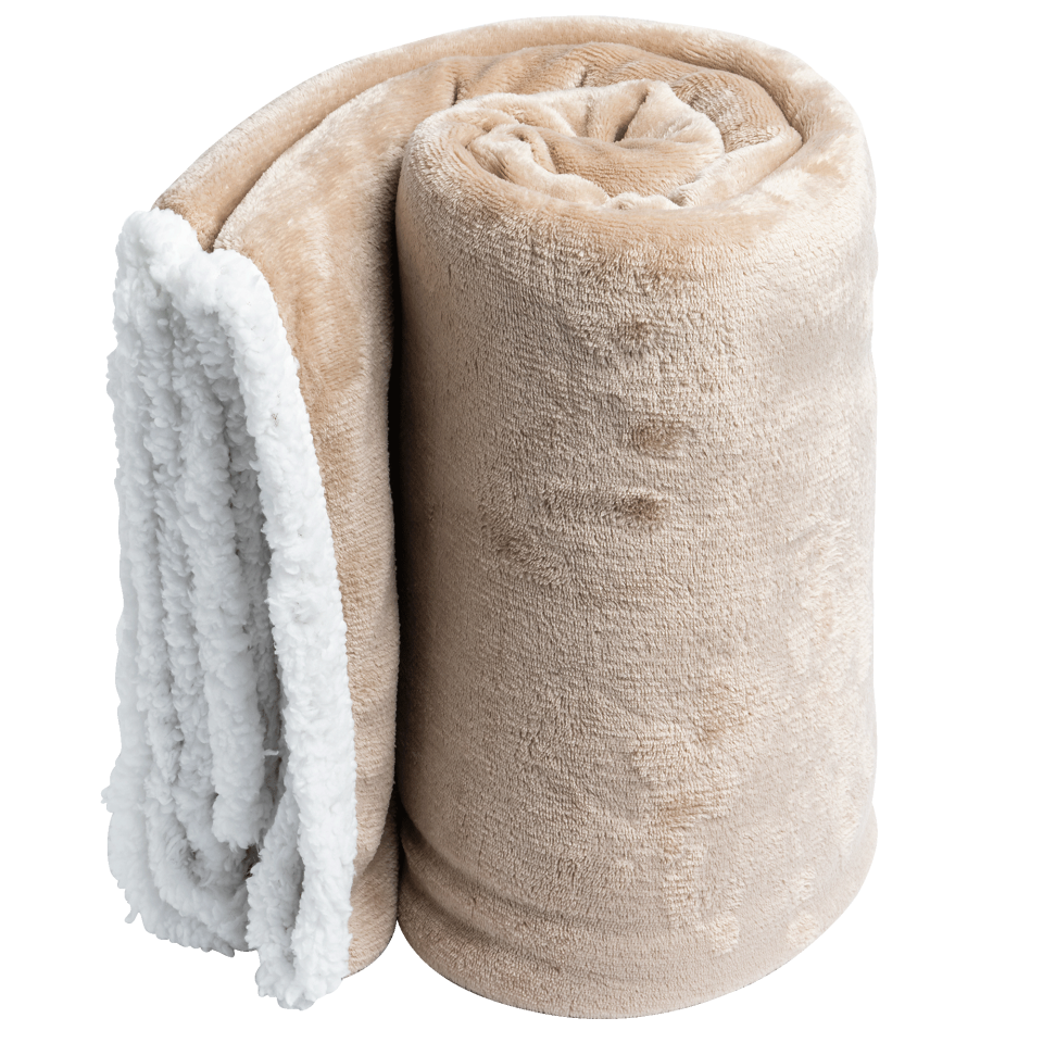 Manta con borreguillo talla XL personalizada