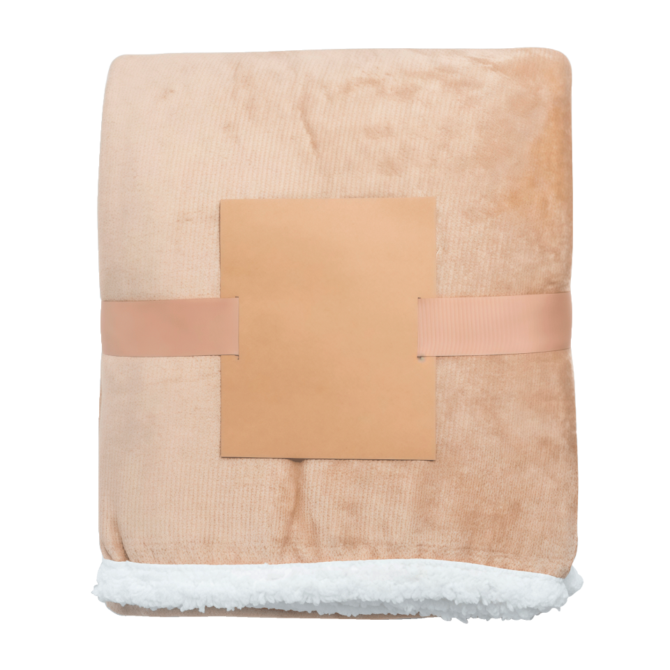 Manta con borreguillo talla XL personalizada