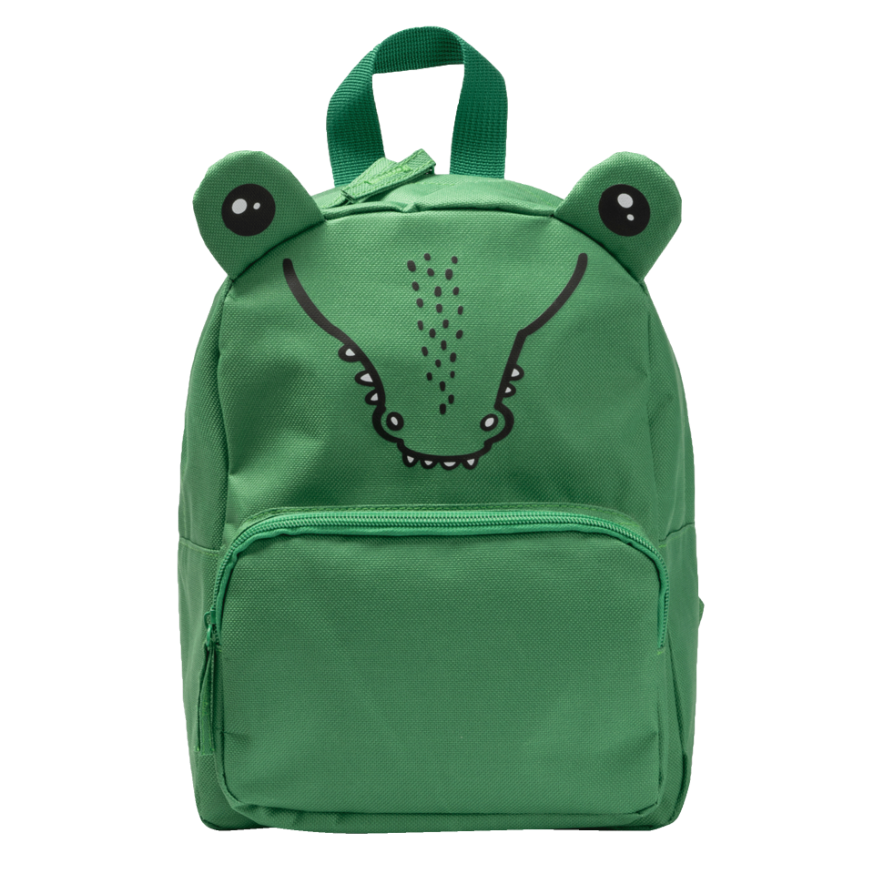 Mochila infantil cocodrilo personalizada