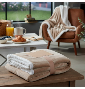 Manta con borreguillo talla XL personalizada