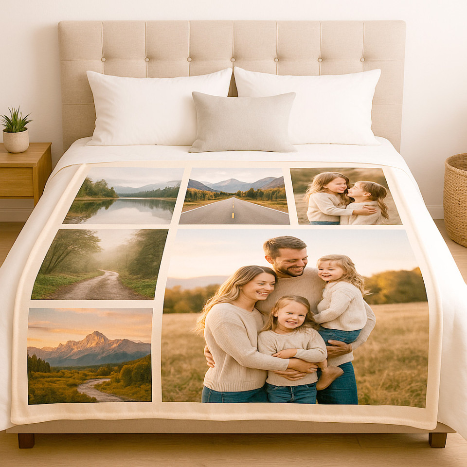 Manta polar talla XL personalizada