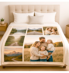 Manta polar talla XL personalizada