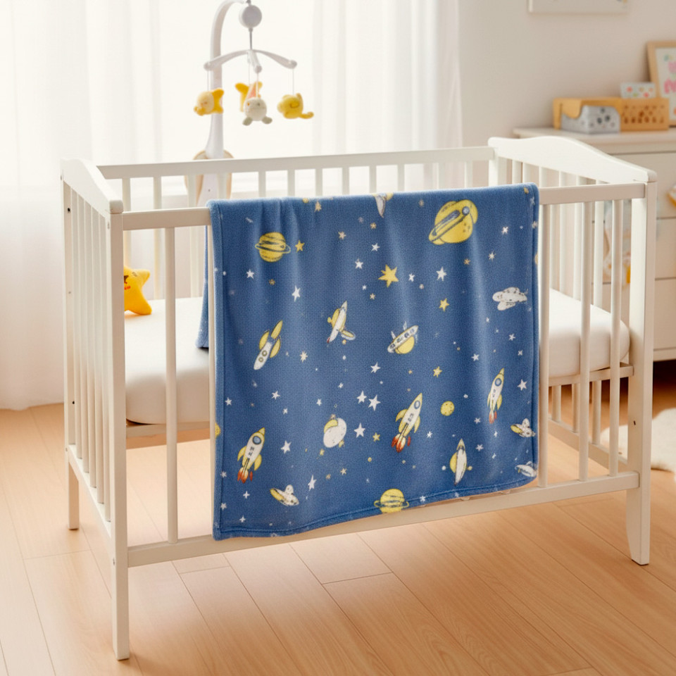 Manta de bebé polar personalizada