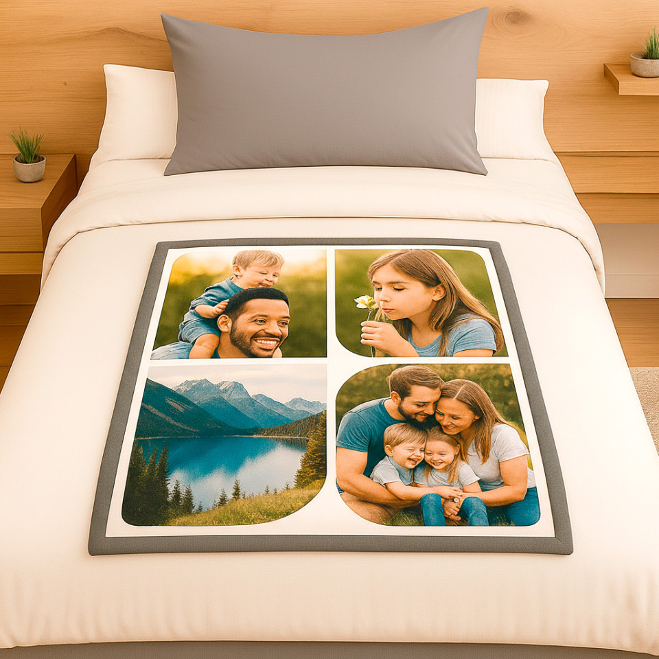 Manta polar talla M personalizada