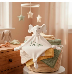 Doudou elefante personalizado
