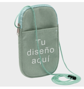 Portamóvil de pana BUSNIX personalizado