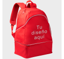 Mochila deportiva con zapatillero personalizada