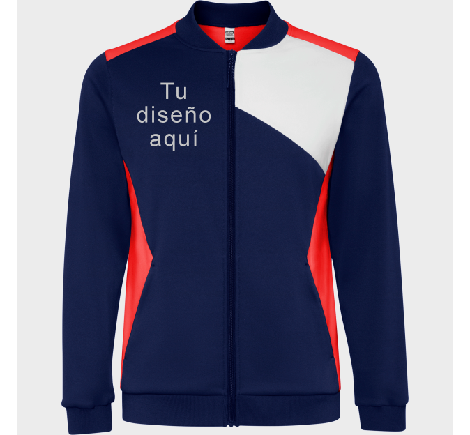 Chaqueta deportiva tallas grandes LEROS personalizada