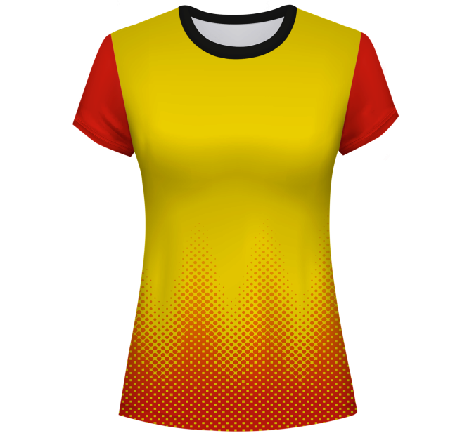 Camiseta de mujer voley manga corta Abuya personalizada