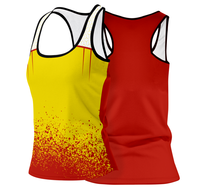 Camiseta de mujer voley tirantes Praia personalizada