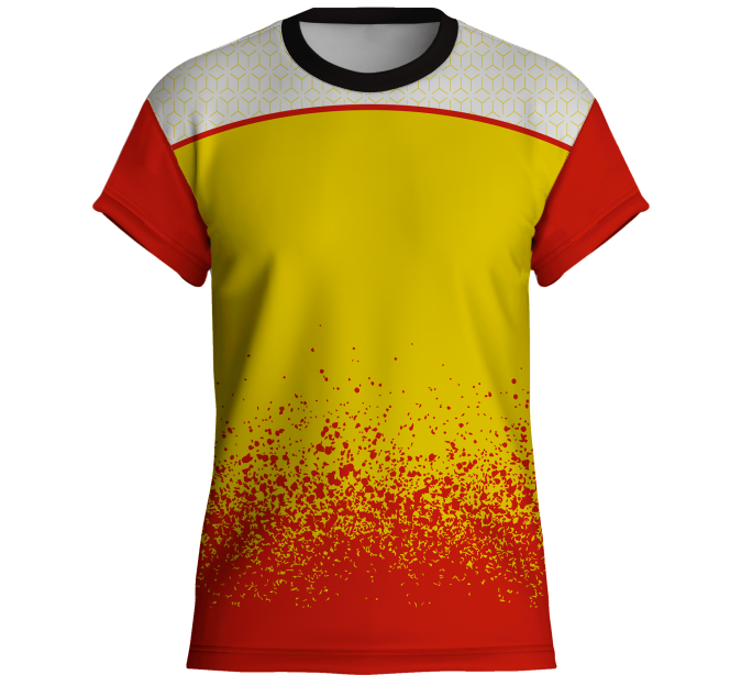 Camiseta voley manga corta Praia personalizada