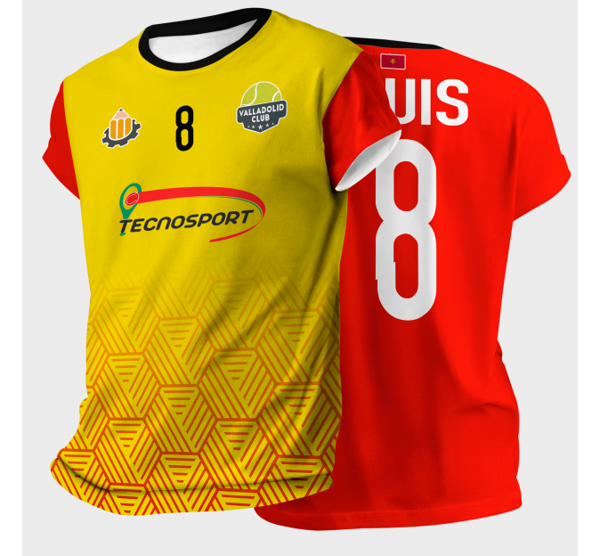 Camiseta voley manga corta Yube personalizada