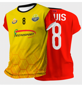 Camiseta voley manga corta Yube personalizada