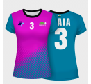 Camiseta de mujer voley manga corta Dakar personalizada