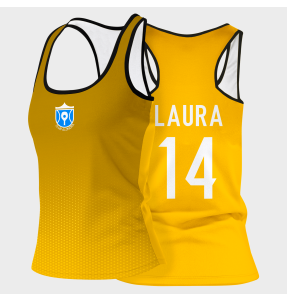 Camiseta de mujer voley tirantes Rabat personalizada