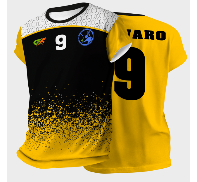 Camiseta voley manga corta Praia personalizada