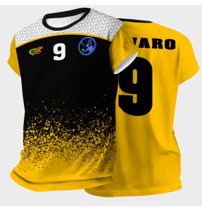 Camiseta voley manga corta Praia personalizada