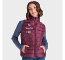 Chaleco acolchado de mujer personalizado
