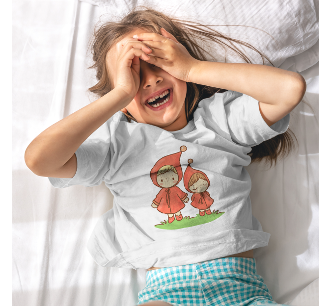 Camiseta de pijama manga corta infantil personalizada