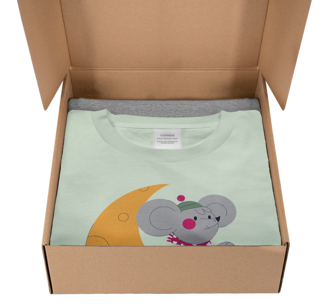 Conjunto pijama camiseta manga corta infantil personalizado