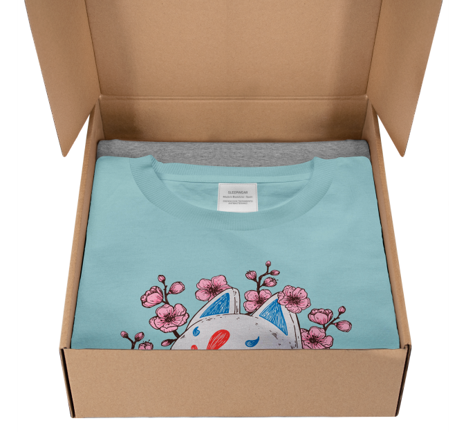 Conjunto pijama camiseta manga corta personalizado