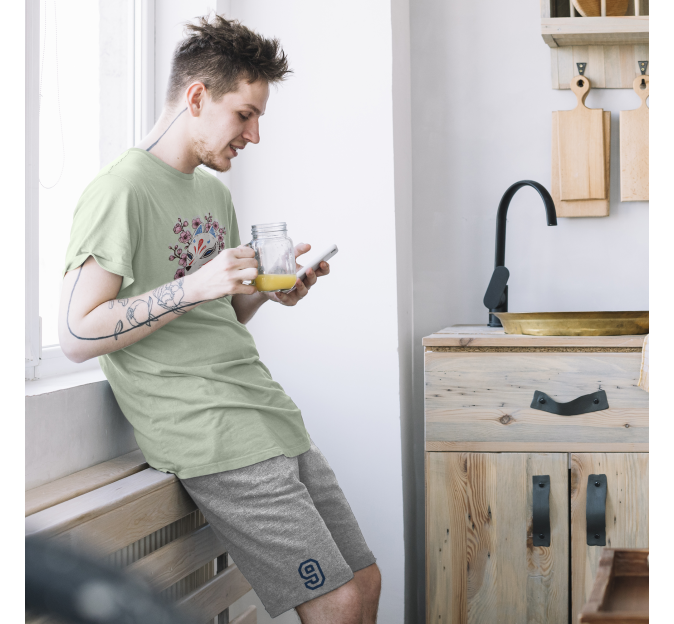 Conjunto pijama camiseta manga corta personalizado