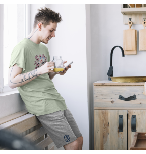 Conjunto pijama camiseta manga corta personalizado