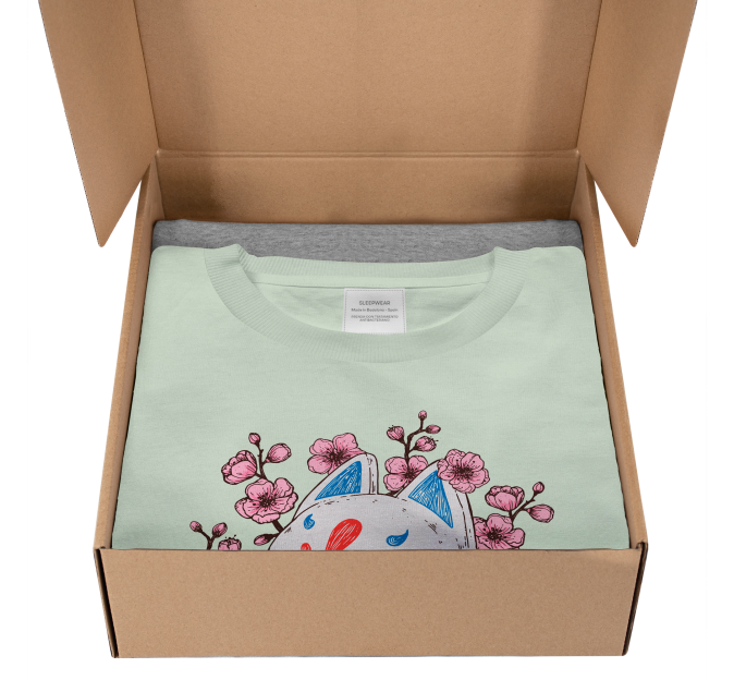 Conjunto pijama camiseta manga corta personalizado