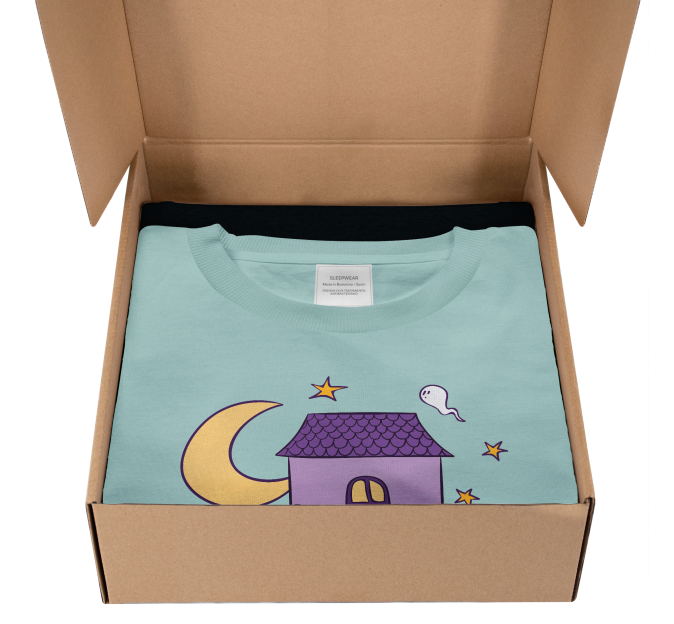 Conjunto pijama camiseta manga corta de mujer personalizado