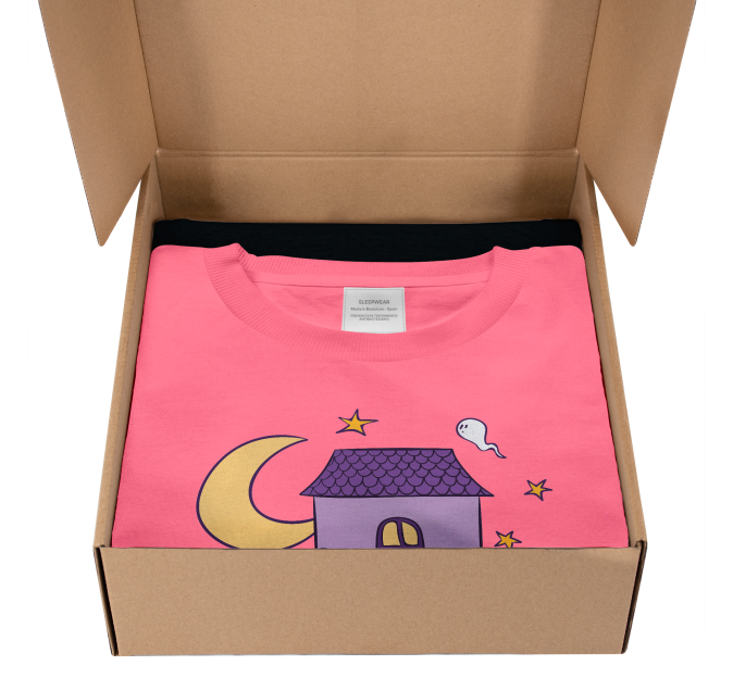 Conjunto pijama camiseta manga corta de mujer personalizado