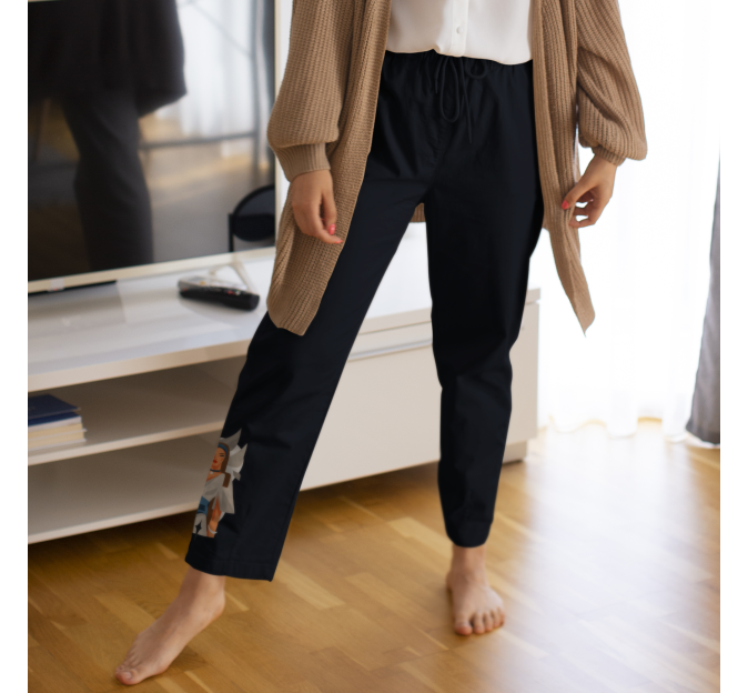 Pantalón recto pijama de mujer personalizado