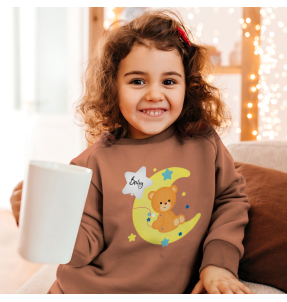 Sudadera de pijama infantil personalizada