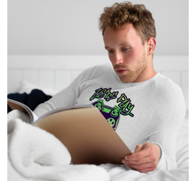 Camiseta de pijama manga larga personalizada