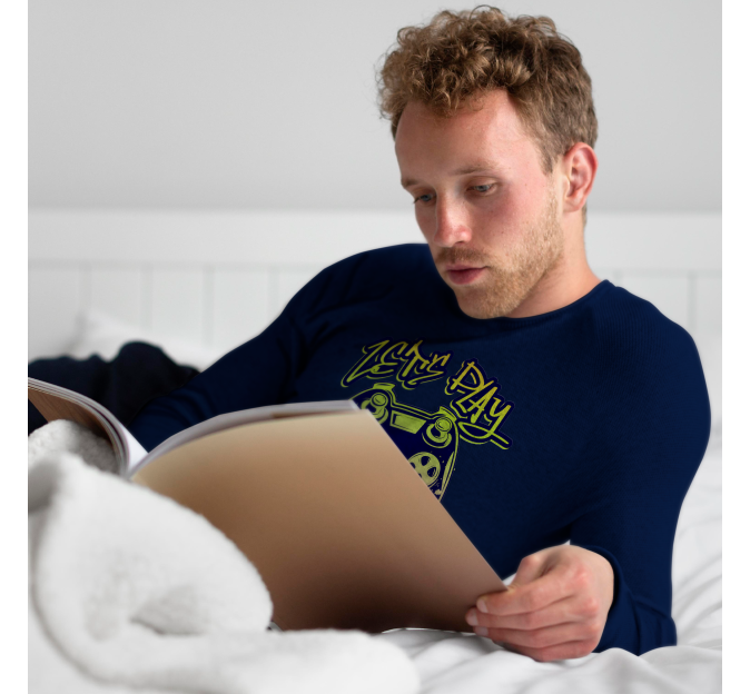 Camiseta de pijama manga larga personalizada