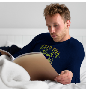 Camiseta de pijama manga larga personalizada