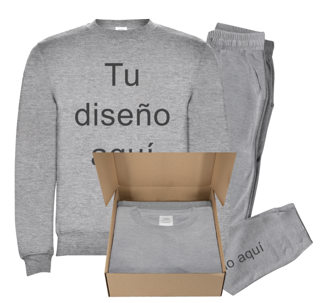 Conjunto pijama sudadera personalizado