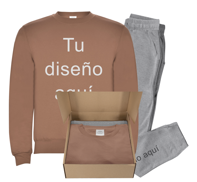 Conjunto pijama sudadera de mujer personalizado