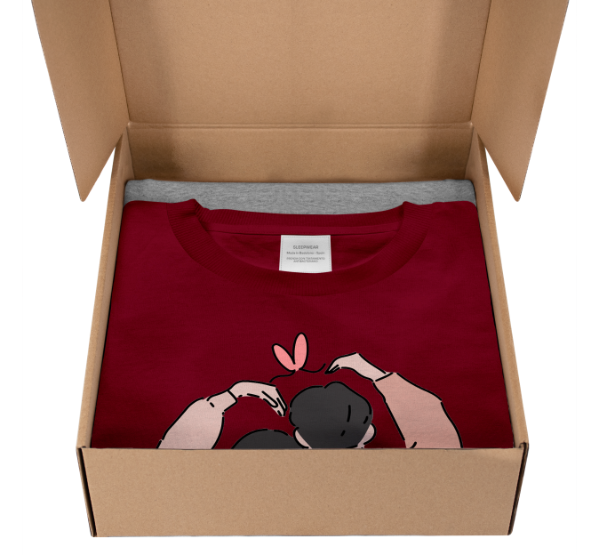 Conjunto pijama sudadera de mujer personalizado