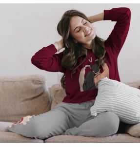 Conjunto pijama sudadera de mujer personalizado