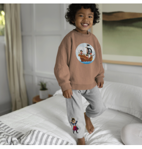 Conjunto pijama sudadera infantil personalizado