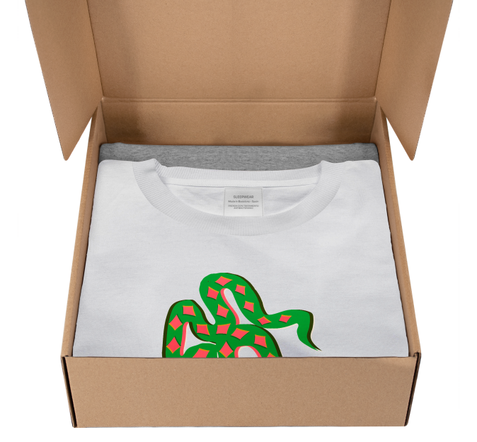 Conjunto pijama camiseta manga larga personalizado